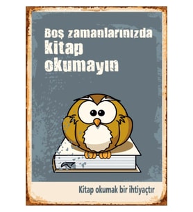 Ahşap MDF Poster (27x18cm)