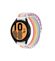 Uray store Watch 22mm KR410 Kumaş Kordon - Gökkuşağı