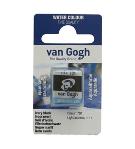 Talens Van Gogh 1/2 Tablet Sulu Boya 701 Ivory Black 
