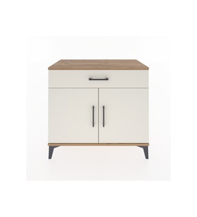 Hyperion Şifonyer Tek Raflı Tek Çekmeceli 2 Kapaklı 88x44x80 Çam-Aytaşı