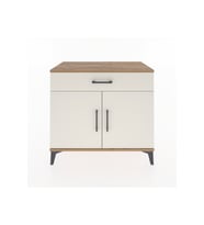 Hyperion Şifonyer Tek Raflı Tek Çekmeceli 2 Kapaklı 88x44x80 Çam-Aytaşı