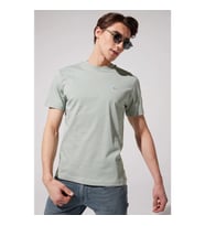 Lee Bisiklet Yaka Erkek T-shirt (Yeşil)