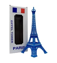 Metal Paris Eyfel Kulesi Mavi Kristal Taşlı 25cm (Karışık)