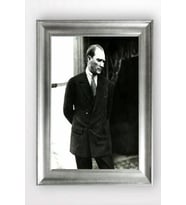 Gümüş Çerçeveli Atatürk Tablo cv1434