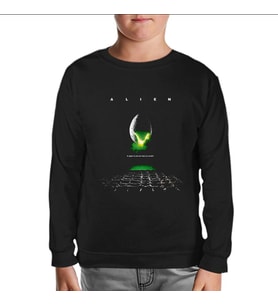 Alien - Scream Siyah Çocuk Sweatshirt