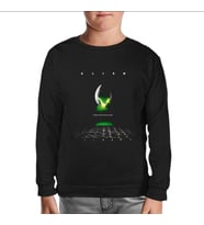 Alien - Scream Siyah Çocuk Sweatshirt
