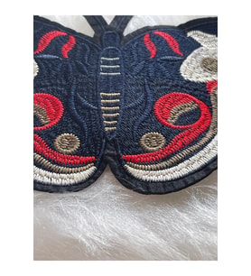 26X18 CM RENKLİ KELEBEK APLİKE NAKIŞ APLİKE