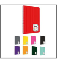 Çınar Colormaxi 72 Yaprak Düz Çizgisiz A4 Defter Pp Kapak Spiralli