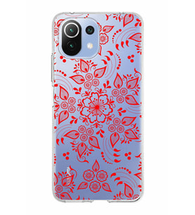 Xiaomi Mi 11 Lite Uyumlu Kapak Nostalji Desen Tasarımlı Şeffaf Silikon Kılıf
