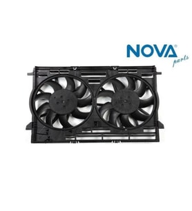8W0121207A Fan Motoru & Dual Çerçeve - Audi A4-A5-A6-A7-Q8-Touareg