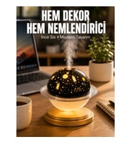 Mey İthalat® Hava Nemlendirici Renk Değiştiren Oda Kokusu Yıldızlı Projektör