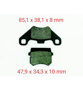 Mondial Atv Spider-X 250 Ön Fren Disk Balatası Fa416 Orj