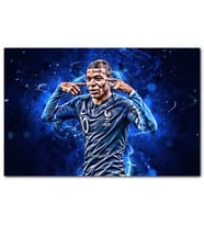Cakatablo 10 Numara Kylian Mbappe Görseli MDF Tablo