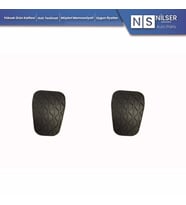 Ford Fiesta Fren Lastik Debriyaj Pedal Lastik TAKIMI (2008-2017)