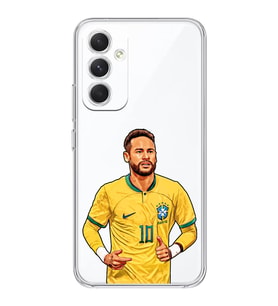 Samsung Galaxy A24 Uyumlu Neymar Da Silva Tasarımlı Şeffaf Telefon Kılıfı