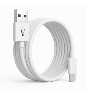 Winex 3A 60W UsbA to Type-C 3Metre Data ve Hızlı Şarj Kablosu Beyaz SX223M