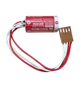 Maxell Er17/33 3.6V 2/3A 4 Pın Size Lithium Pil - Kahverengi Soket