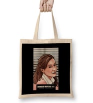 Pam Beesly Dunder Mifflin Bez Çanta Uzun Saplı