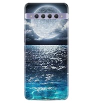 Tcl 10 Plus Kılıf Excode Desenli Silikon Kılıf Excode Great Moon 1301