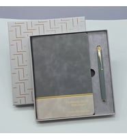 Öğretmenler Gününe Özel Deri Defter Ve Kalem Set