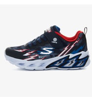 Skechers Lights Storm Kids Sneaker Lastik Bağcıklı Cırtlı Işıklı Günlük Çocuk Spor Ayakkabı Gri