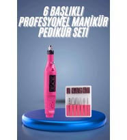 Profesyonel Manikür Pedikür Seti Törpü Makinesi Protez Tırnak Çıkarma
