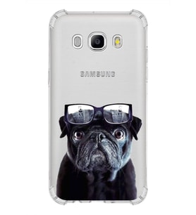 PrintiFy Samsung Galaxy J5 2016 Uyumlu Köpek 3 Baskılı Şeffaf Köşe Korumalı Antişok Kılıf