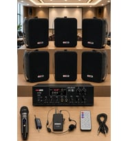 Lastvoice Soft Black Plus Paket-4 Hoparlör ve Anfi Mağaza Ses Sistemi
