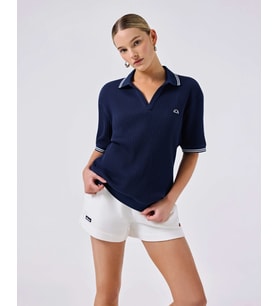 Ellesse 6SF5005-NV Kadın Polo Yaka Tişört - Lacivert