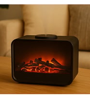 FlameBreeze Buhar Makinesi ve Alev Difüzör – Şömine Efektli Hava Nemlendirici 11x18 cm (Karışık)