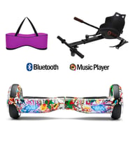 Citymate Elektrikli Kaykay Hoverboard Akıllı Denge 6.5 Inch + HoverKart + Çanta EXTREM PAKET D19