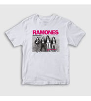 Presmono Unisex Çocuk Beyaz Anthology Ramones T-Shirt 169372tt