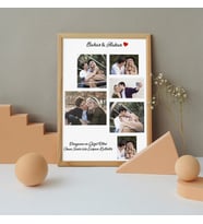 Aşk 6 Fotoğraflı 20 X 30 Çerçeve (Ahşap)