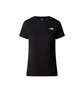 The North Face W S/S Simple Dome Slim Tee Kadın Günlük Tişört NF0A87NHJK31 Siyah