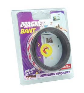 Geseus Boss Yapışkanlı Magnet Mıknatıs Kesilebilir Bant 20mmx75cm