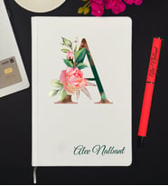 Kişiye Özel Defter ve Roller Kalem Hediye Seti