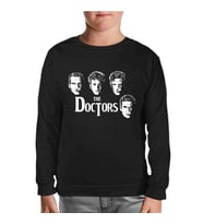 Doctor Who - The Doctors Siyah Çocuk Sweatshirt
