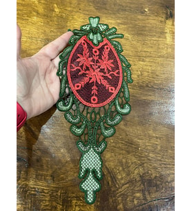 NAKIŞ İŞLEME GÜPÜR ARMA DİKİŞ APLİKE 30X12 CM
