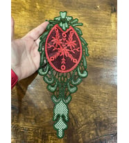 NAKIŞ İŞLEME GÜPÜR ARMA DİKİŞ APLİKE 30X12 CM