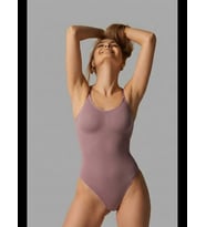 Night Kadın Slip Agraflı Karışımlı Kumaş Body