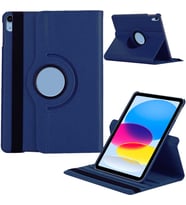 Apple iPad 10. Nesil / iPad A16 Uyumlu 10,9 inç Döner Standlı Tablet Kılıfı (Lacivert)