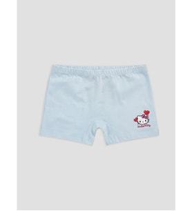 LCW Kids Mavi Hello Kitty Baskılı Kız Çocuk Boxer