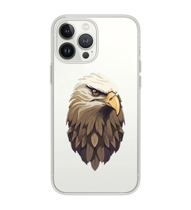Iphone 12 PRO Uyumlu Kartal Tasarımlı Şeffaf Telefon Kılıfı