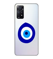 Xiaomi Redmi Note 12 PRO 4G Uyumlu Nazar Boncuğu Tasarımlı Şeffaf Telefon Kılıfı