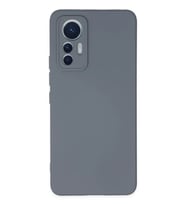 Northcity Xiaomi Mi 12 Lite Uyumlu Kılıf Nano içi Kadife Silikon - Gri