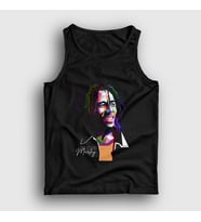 Presmono Unisex Siyah Look Bob Marley Atlet 265271tt