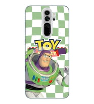 Redmi Note 8 Pro Uyumlu Toy Story Buzz Desenli Şeffaf Telefon Kılıfı