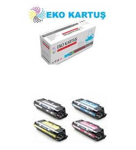 Eko Kartuş Hp Color Laserjet 3700N (308) Set Muadil Toner (Siyah)