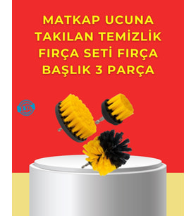 Matkap Ucu Temizlik Aparatı 3’lü Fırça Seti