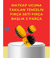 Matkap Ucu Temizlik Aparatı 3’lü Fırça Seti